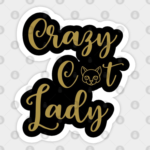 Crazy Cat Lady Sticker by PeppermintClover